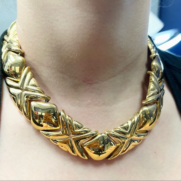 Super Nice Vintage Givenchy Gold Choker - Picture 5 of 8